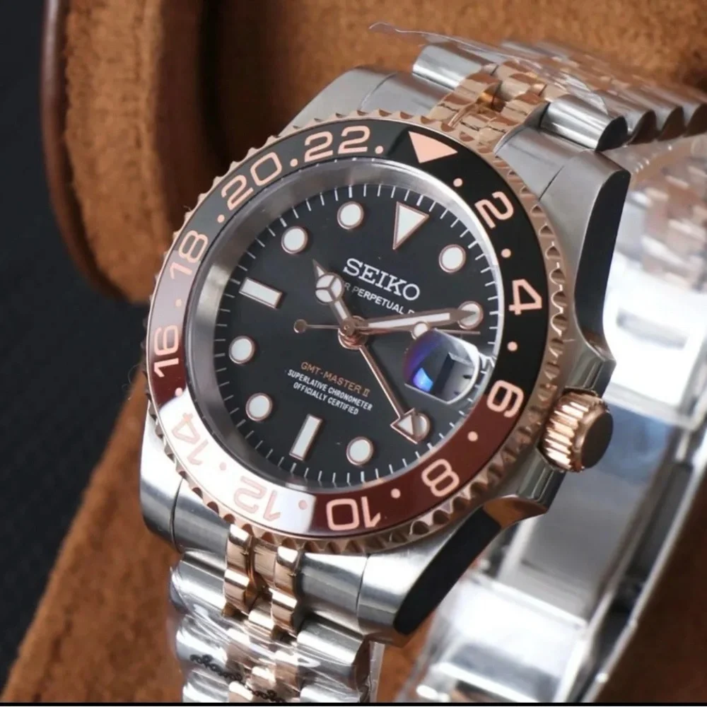 Mod Seiko GMT Root Beer